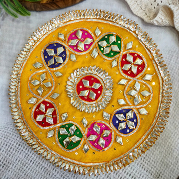 Elegant Embellished Gota Patti Patch (6 Pieces)