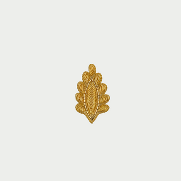 Handcrafted Golden Zardozi Patch (12 Pieces)