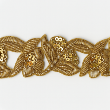 Royal Handcrafted Zardozi Embellished Trim