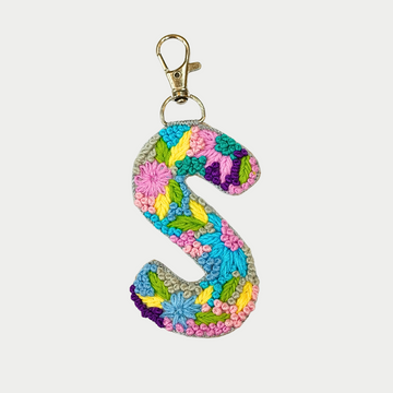 Knot Work Letter S – Embroidered Patch