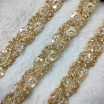 Golden Handwork Zardozi Trim