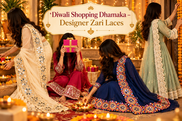 zari lace designs