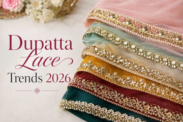 Latest Dupatta Lace Design