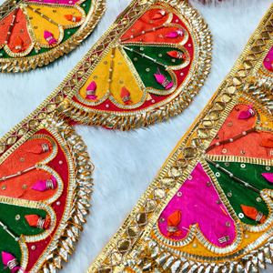 Traditional Multicolor Gota Trim hover image