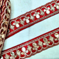 Red Fancy Embellished Trim