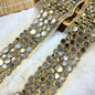 Golden Embellished Mirror Trim