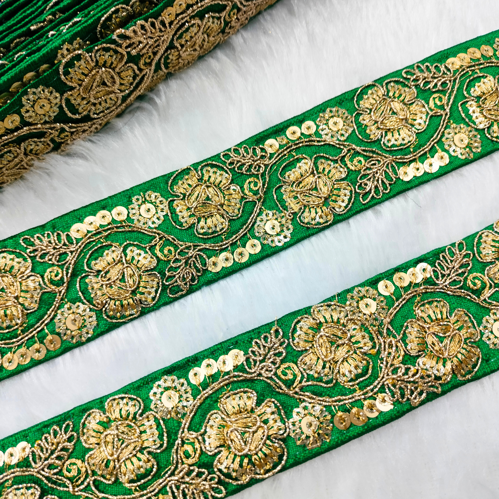 Floral Embellished Trim