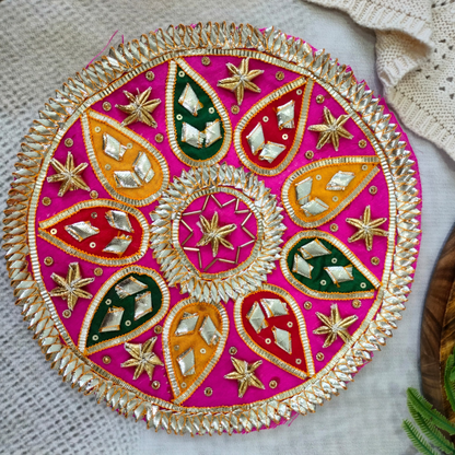 Pink Embellished Gota Patch (6 Pieces)