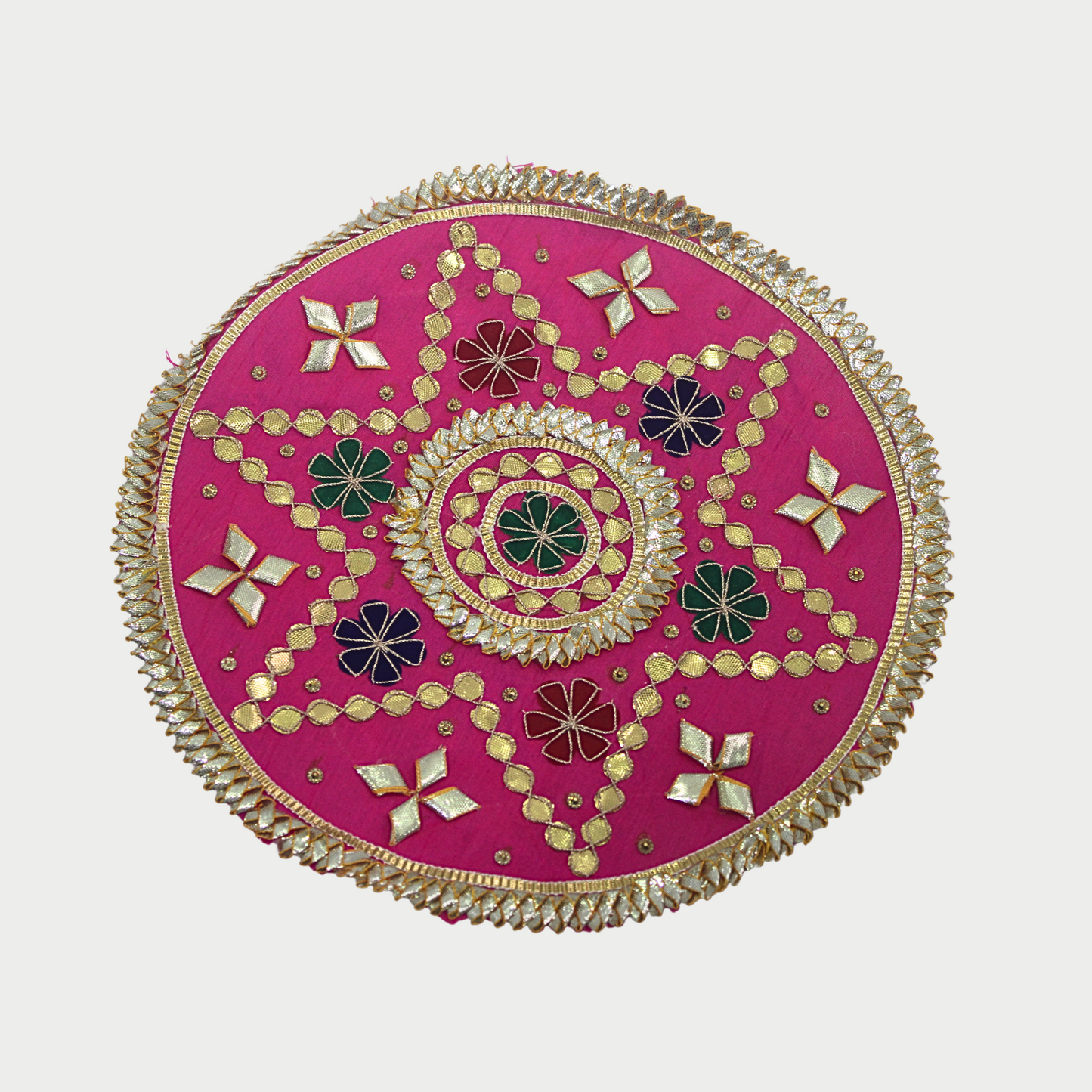 Pink Embellished Gota Patch (6 Pieces)