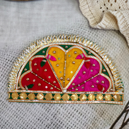 Green Embellished Gota Patch (12 Pieces)