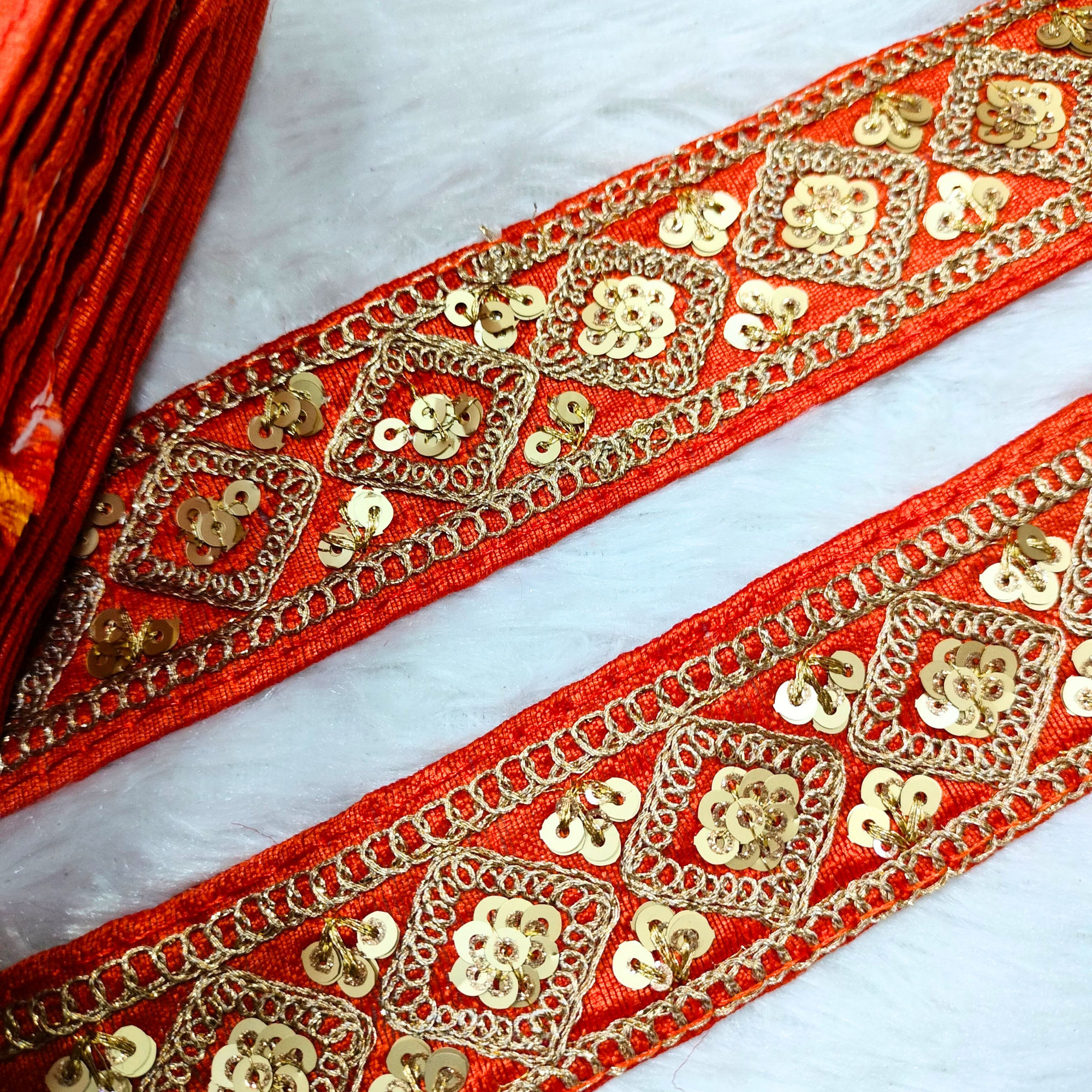 Fancy Zari Embellished Trim