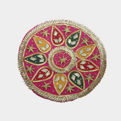 Pink Embellished Gota Patch (6 Pieces)