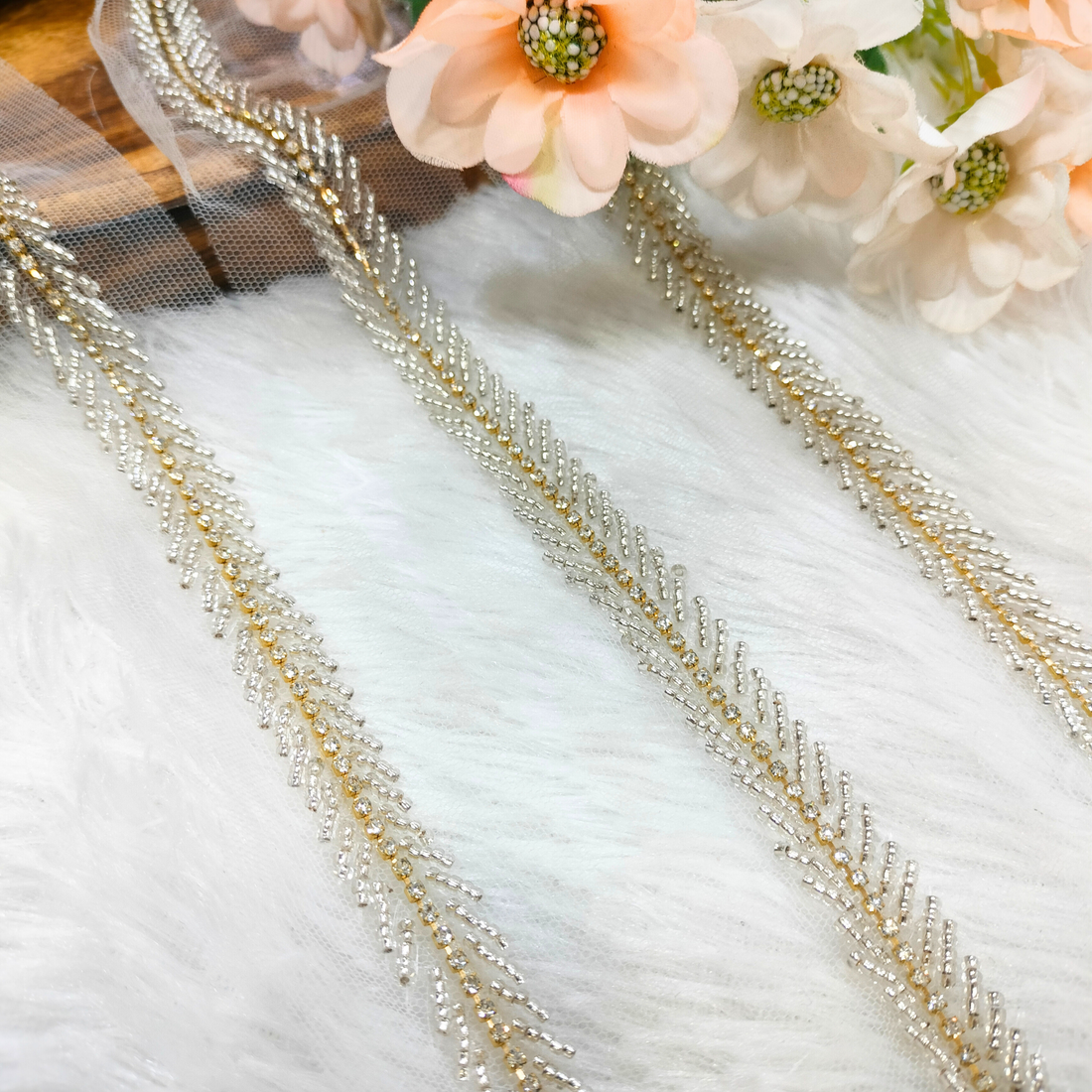 Handcrafted Embellished Trim