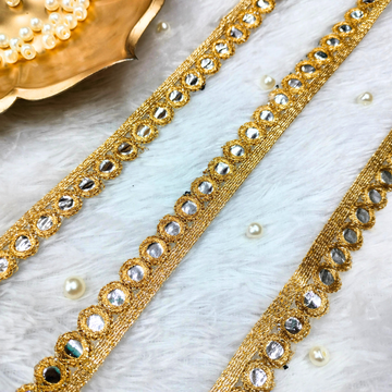 Narrow Gota Embellished Trim