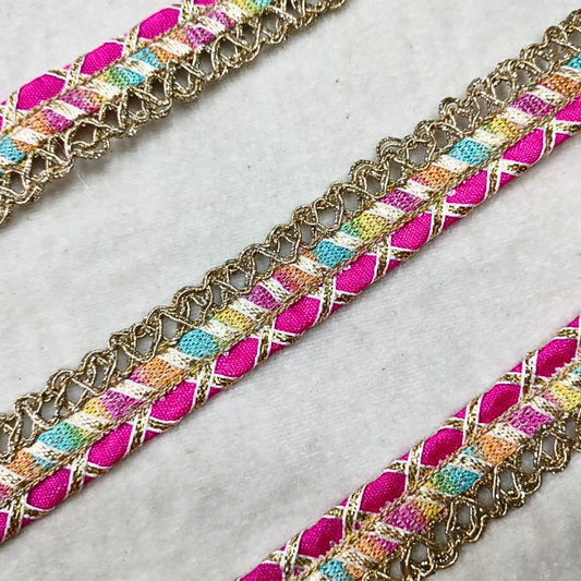 Multicolor Embellished Gota Trim