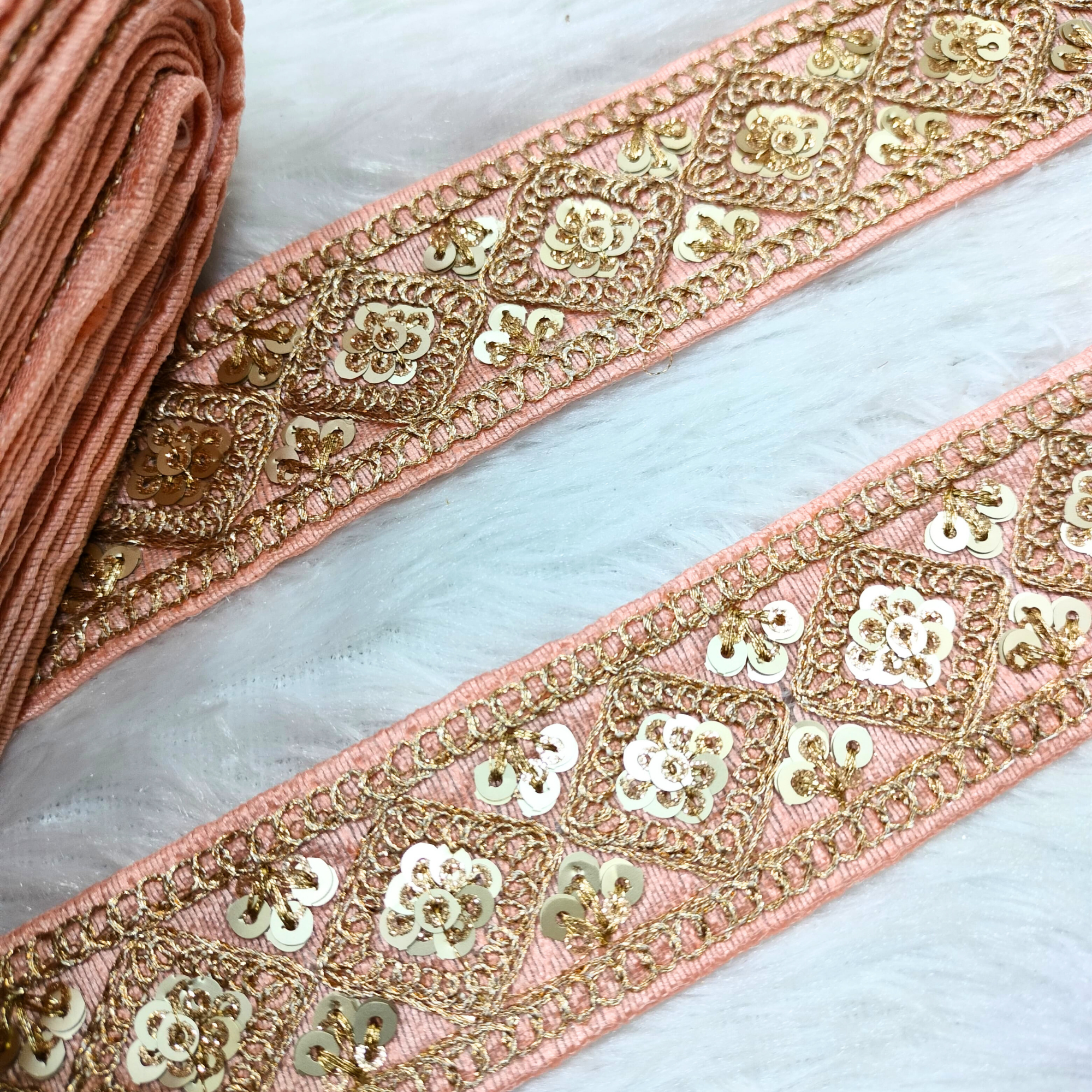 Fancy Zari Embellished Trim