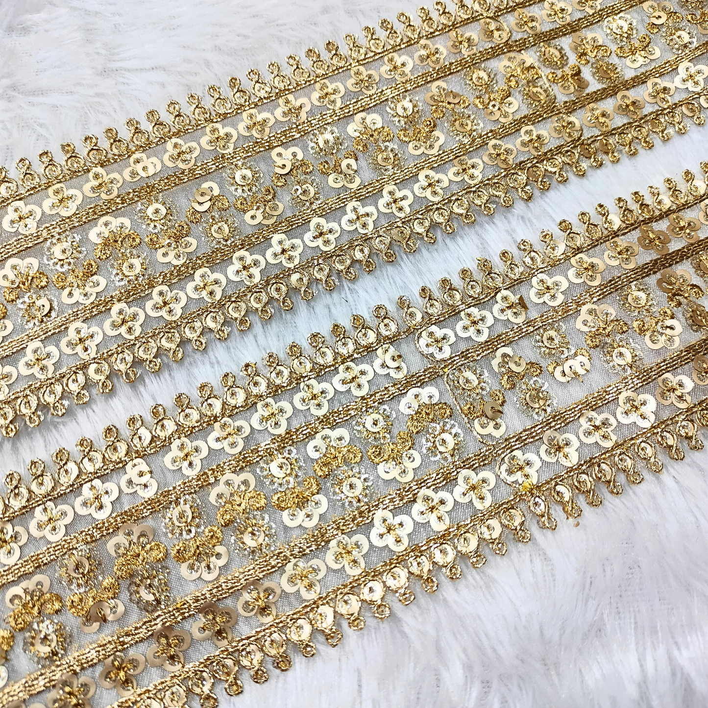 Fancy Golden Zari Trim