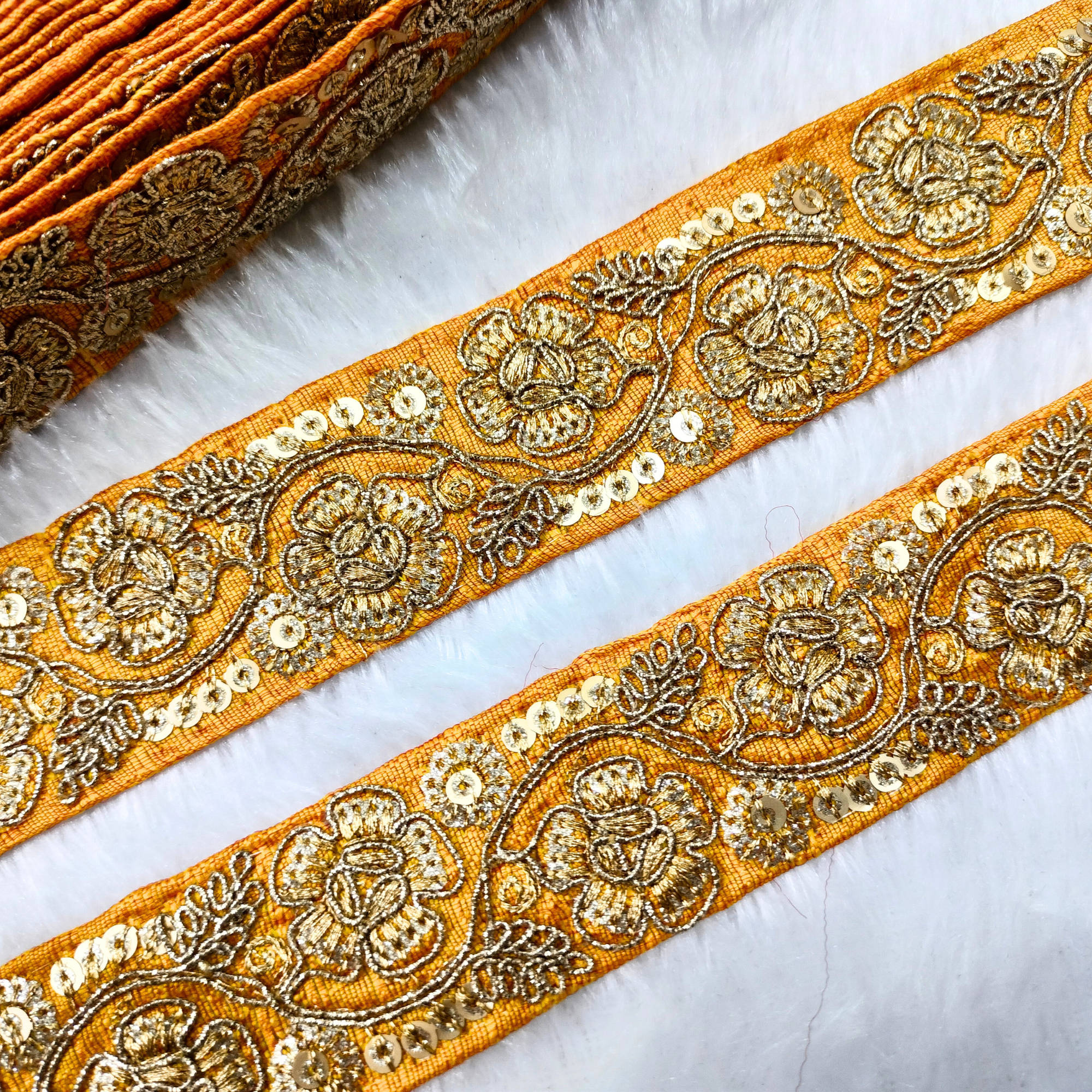 Floral Embellished Trim