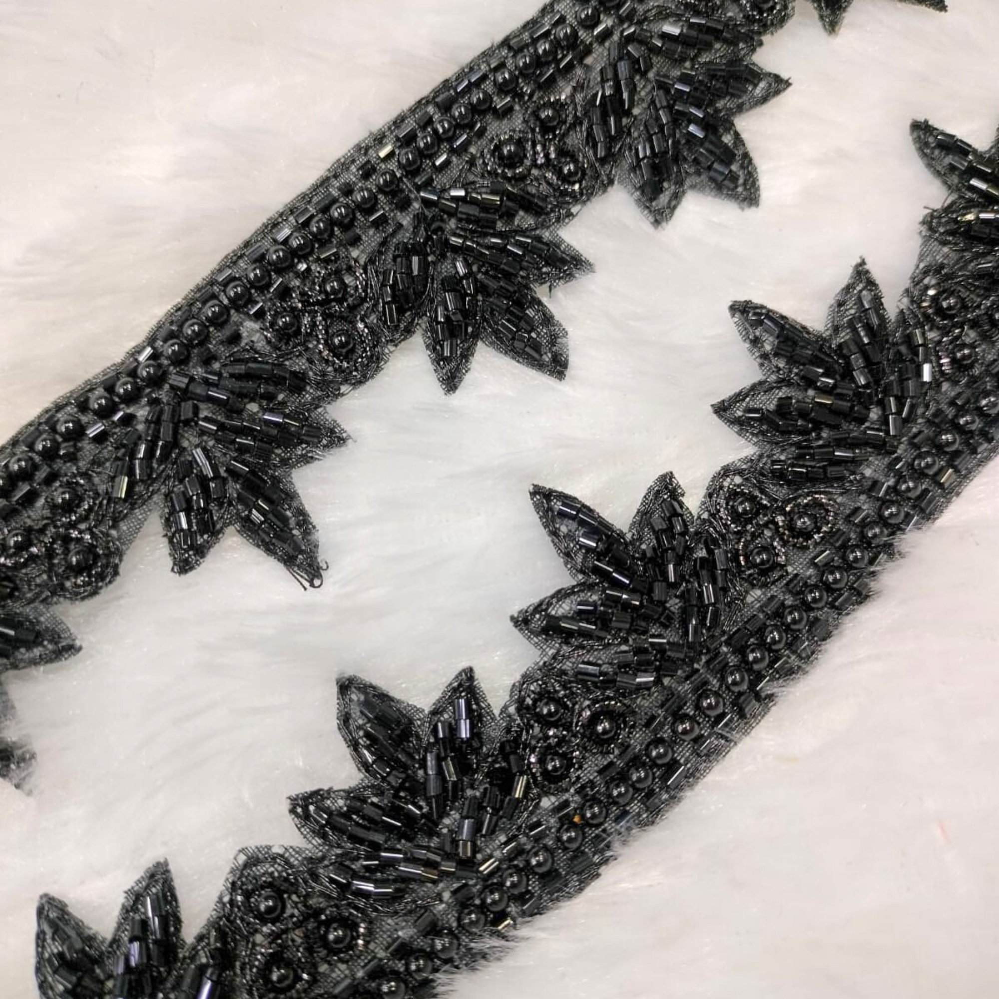 Embellished Cutdana Handwork Lace