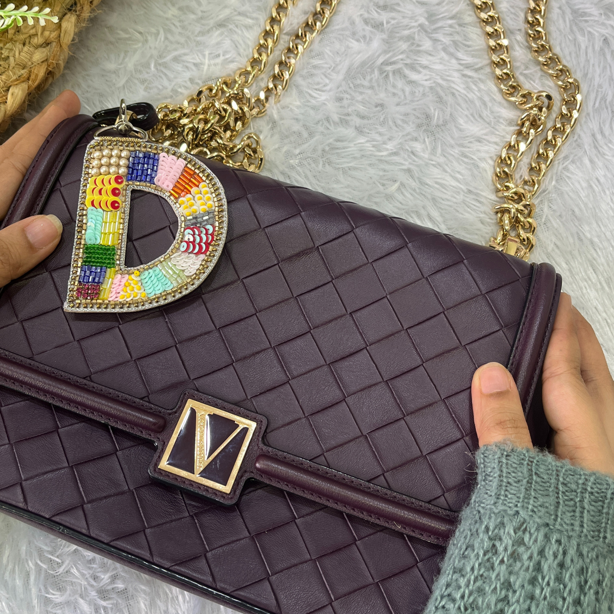 Color Crush Bag Charm 'D' Bag Charm