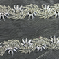 Silver Embellished Handwork Trim