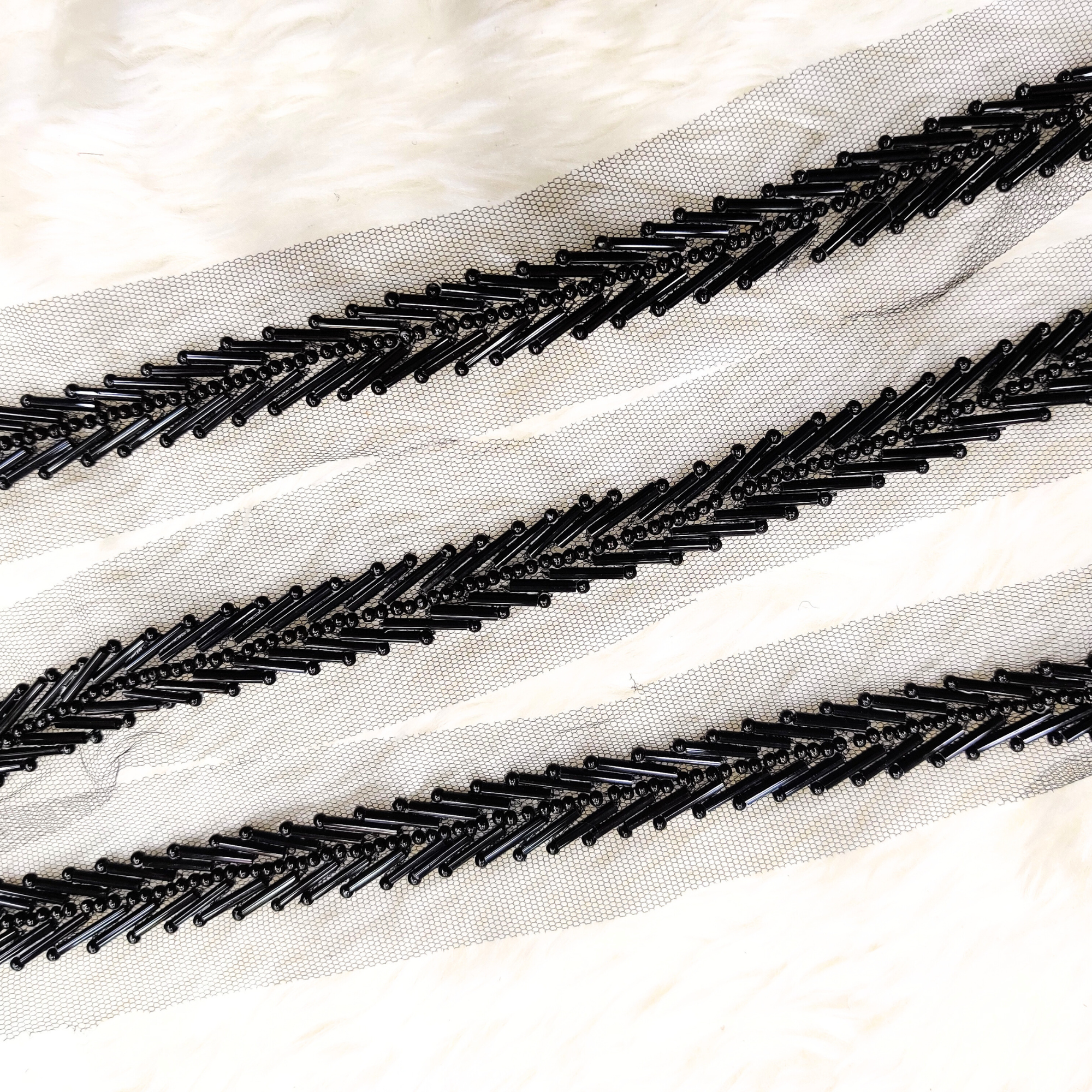 Handcrafted Cutdana Embellished Trim