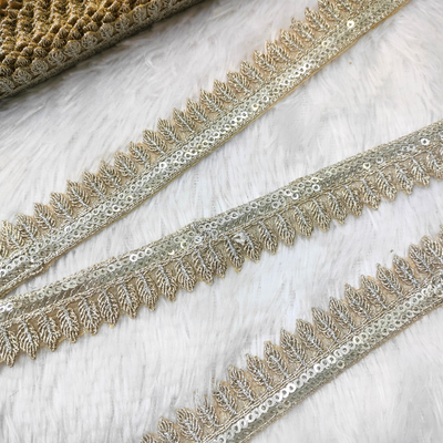 Leaf Border Sequin Trim hover image