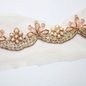 Rose Gold Embellished Handwork Trim