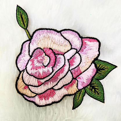 Threadwork Rose Patch