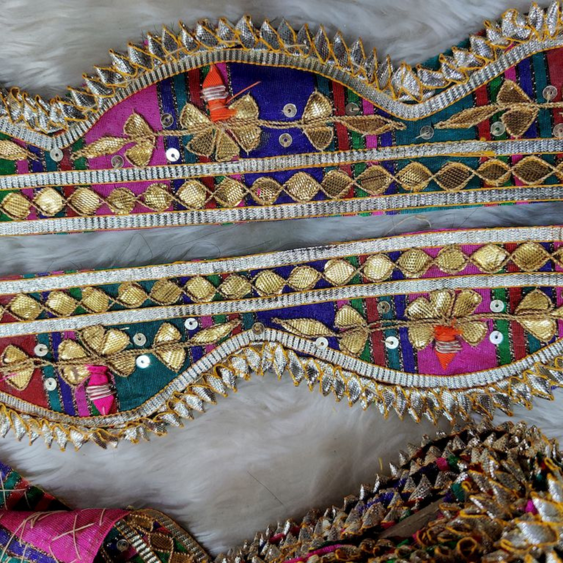 Embellished Handwork Gota Trim