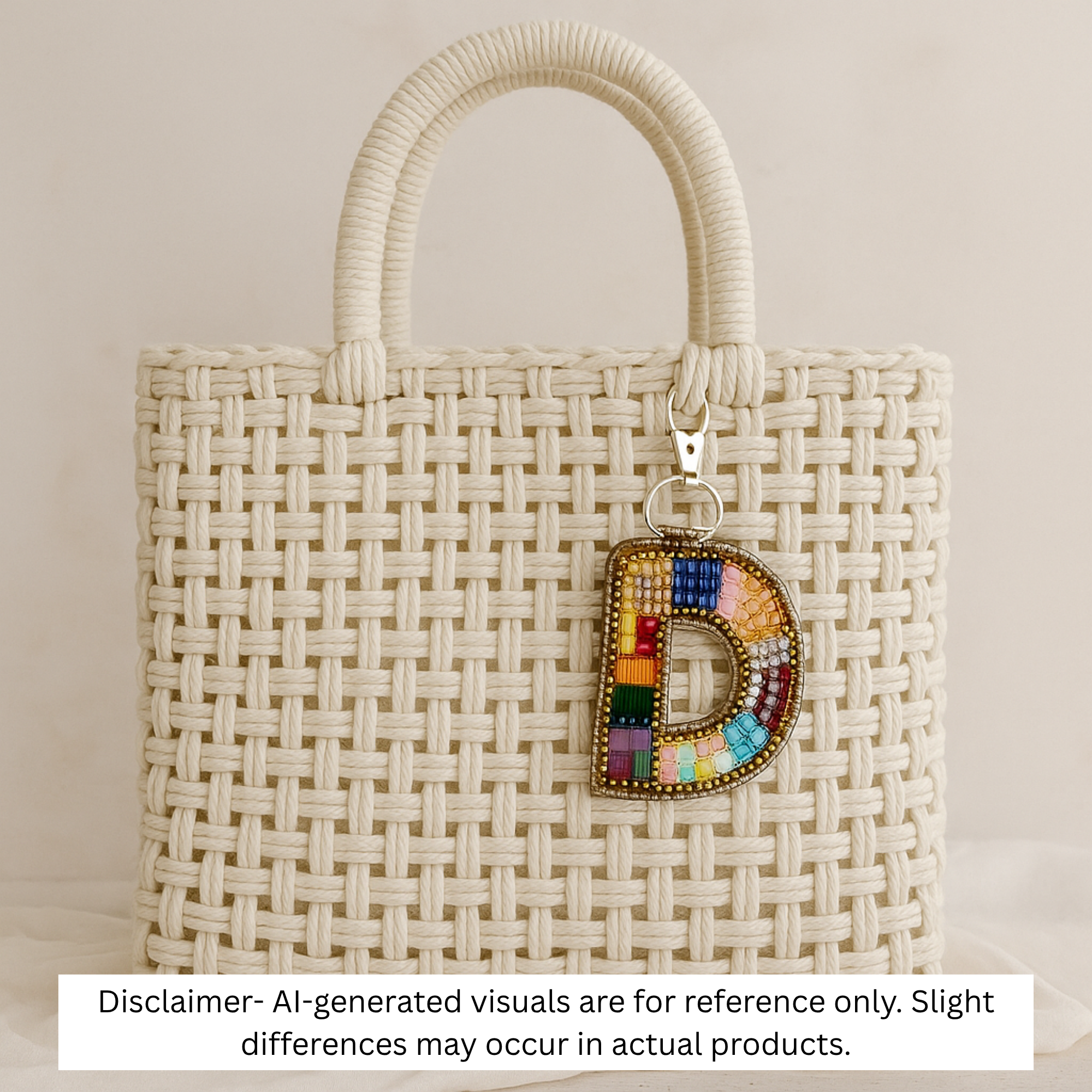Color Crush Bag Charm 'D' Bag Charm