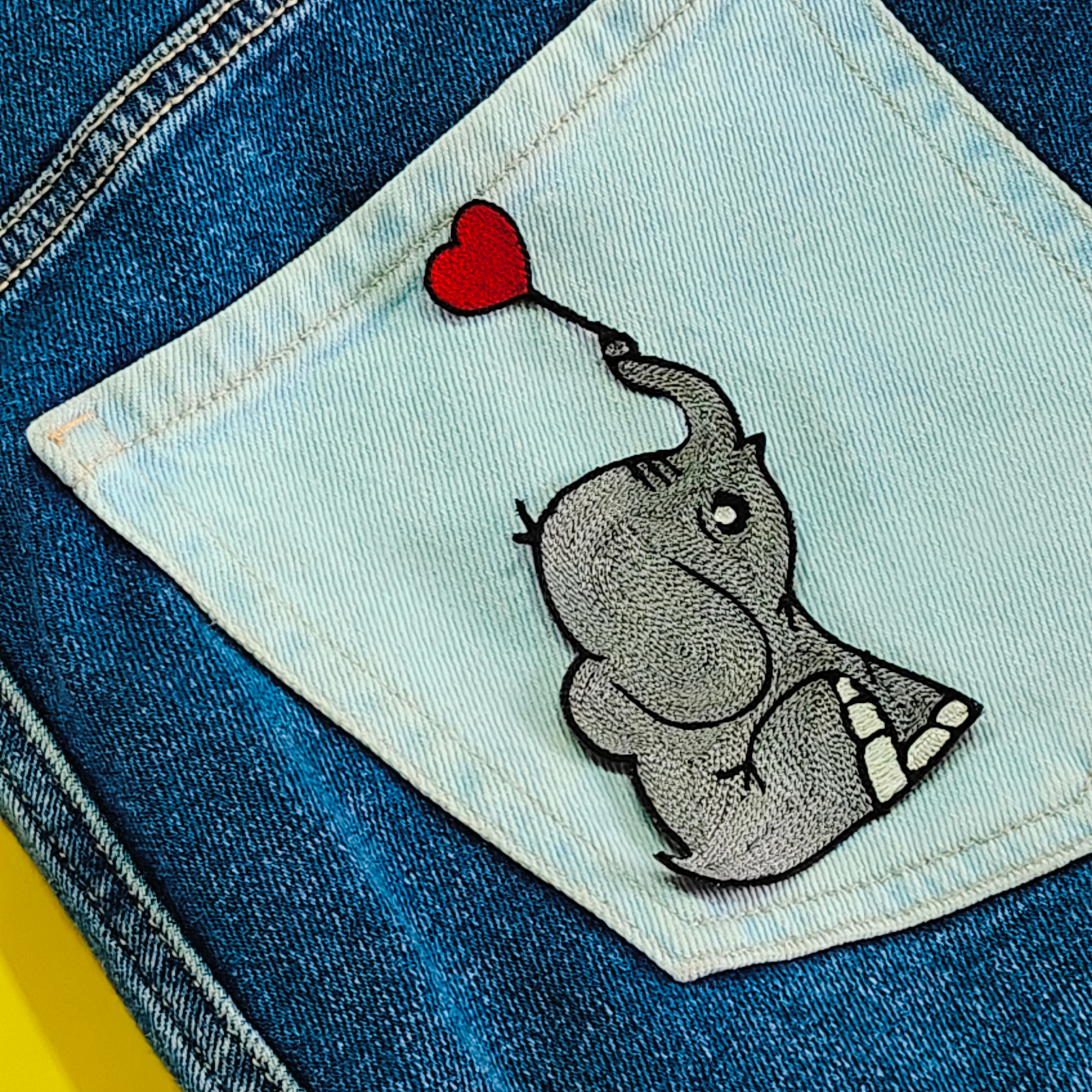 Elephant Heart Assorted Patch