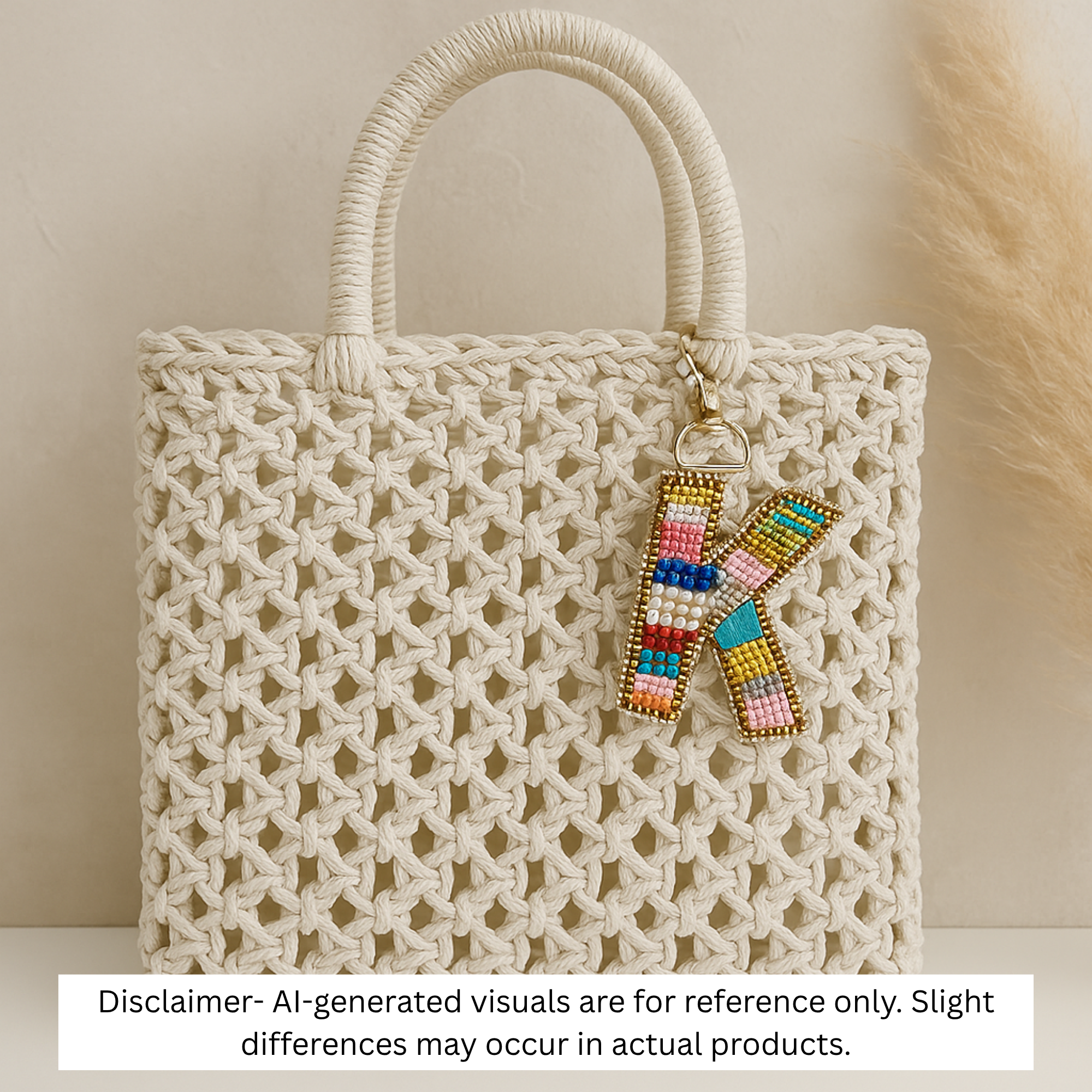 Color Crush Bag Charm 'K' Bag Charm