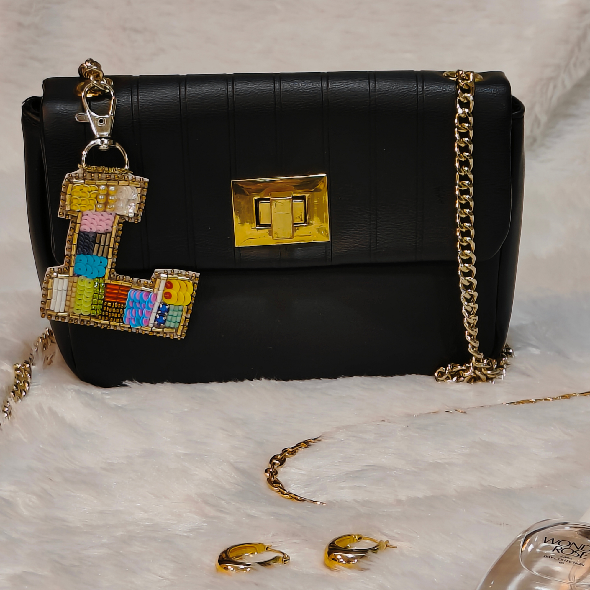 Color Crush Bag Charm 'L' Bag Charm