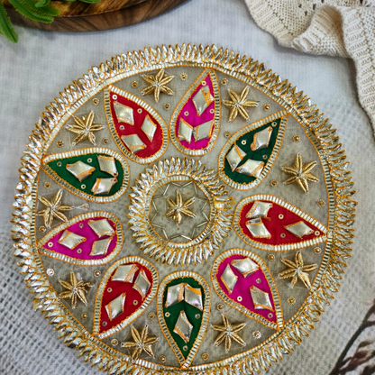 Golden Embellished Gota Patch (6 Pieces)