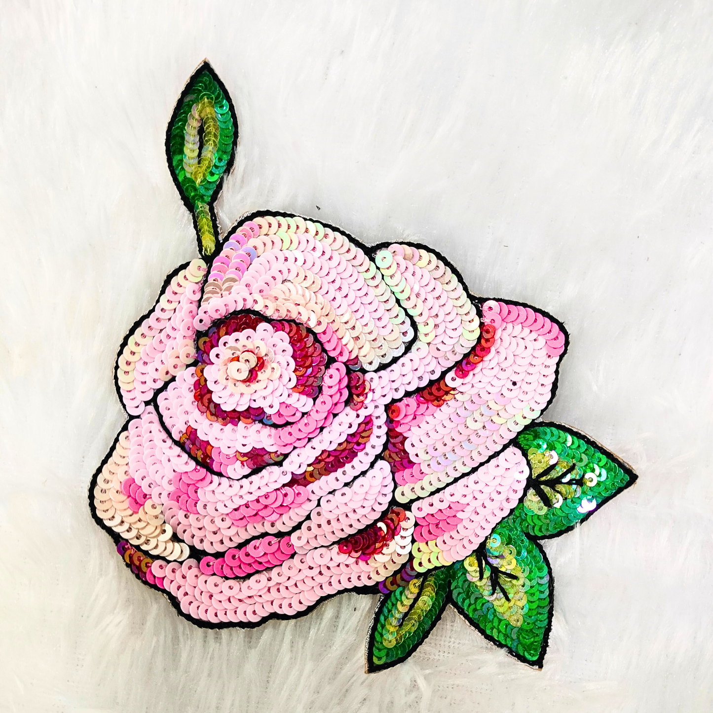 Sequinwork Rose Patch