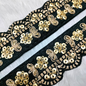 Black Fancy Embellished Trim