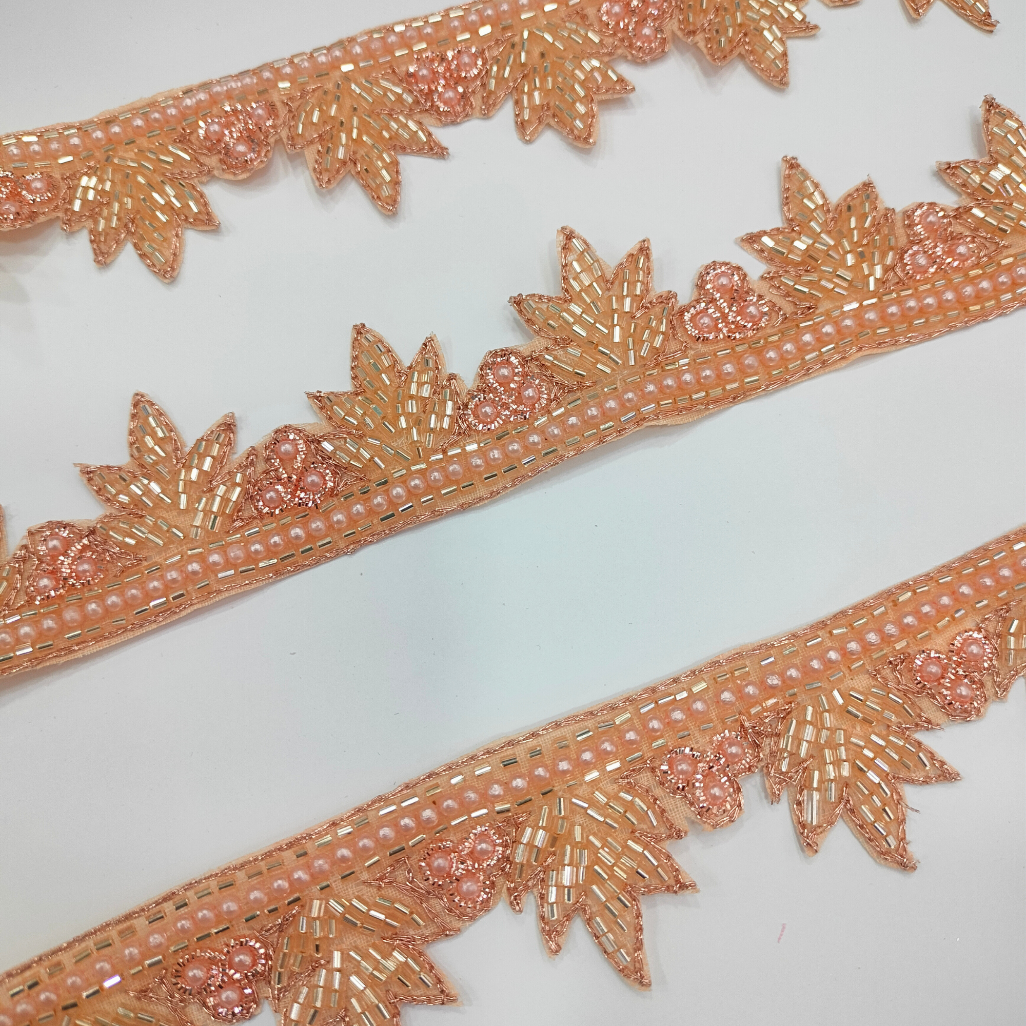 Embellished Cutdana Handwork Lace
