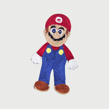 Mario Mania Handmade Patch
