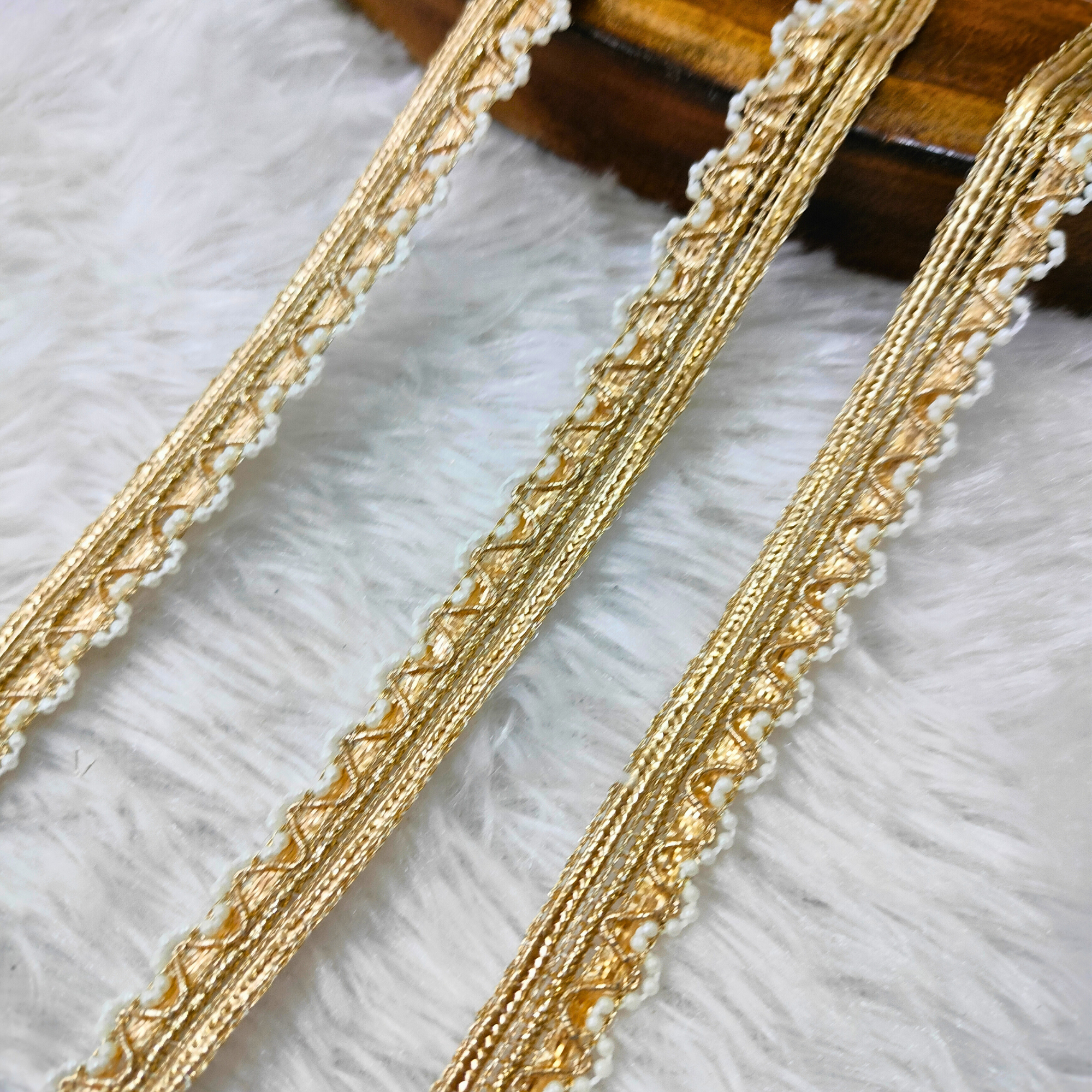 Pearl Embellished Trim