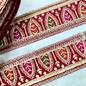 Maroon Embellished Trim