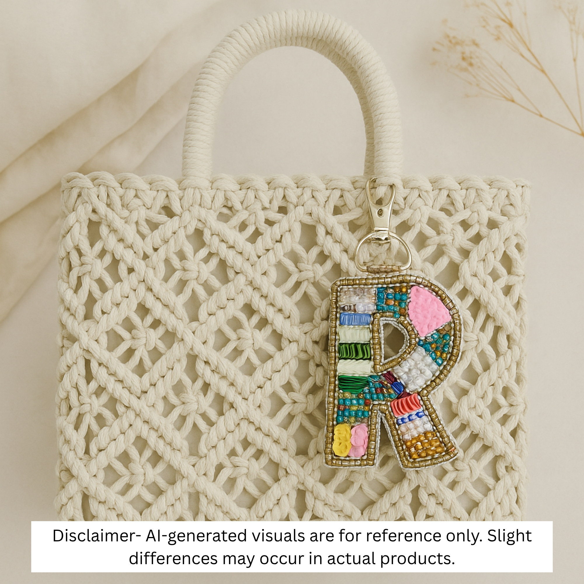 Color Crush Bag Charm 'R' Bag Charm