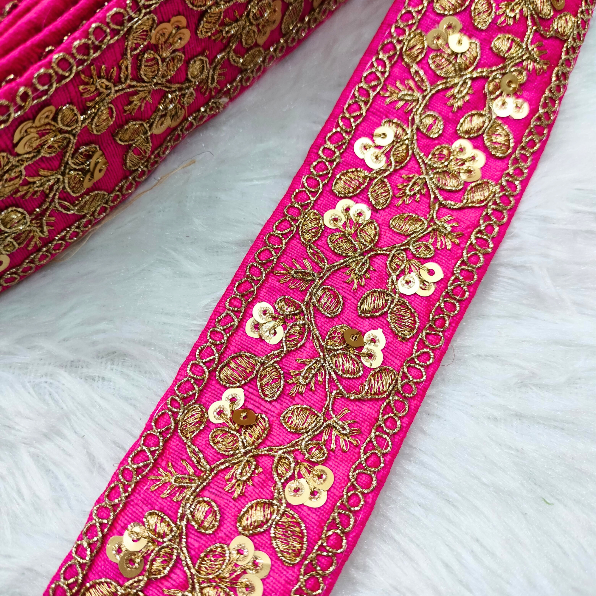 Fancy Zari Embellished Trim