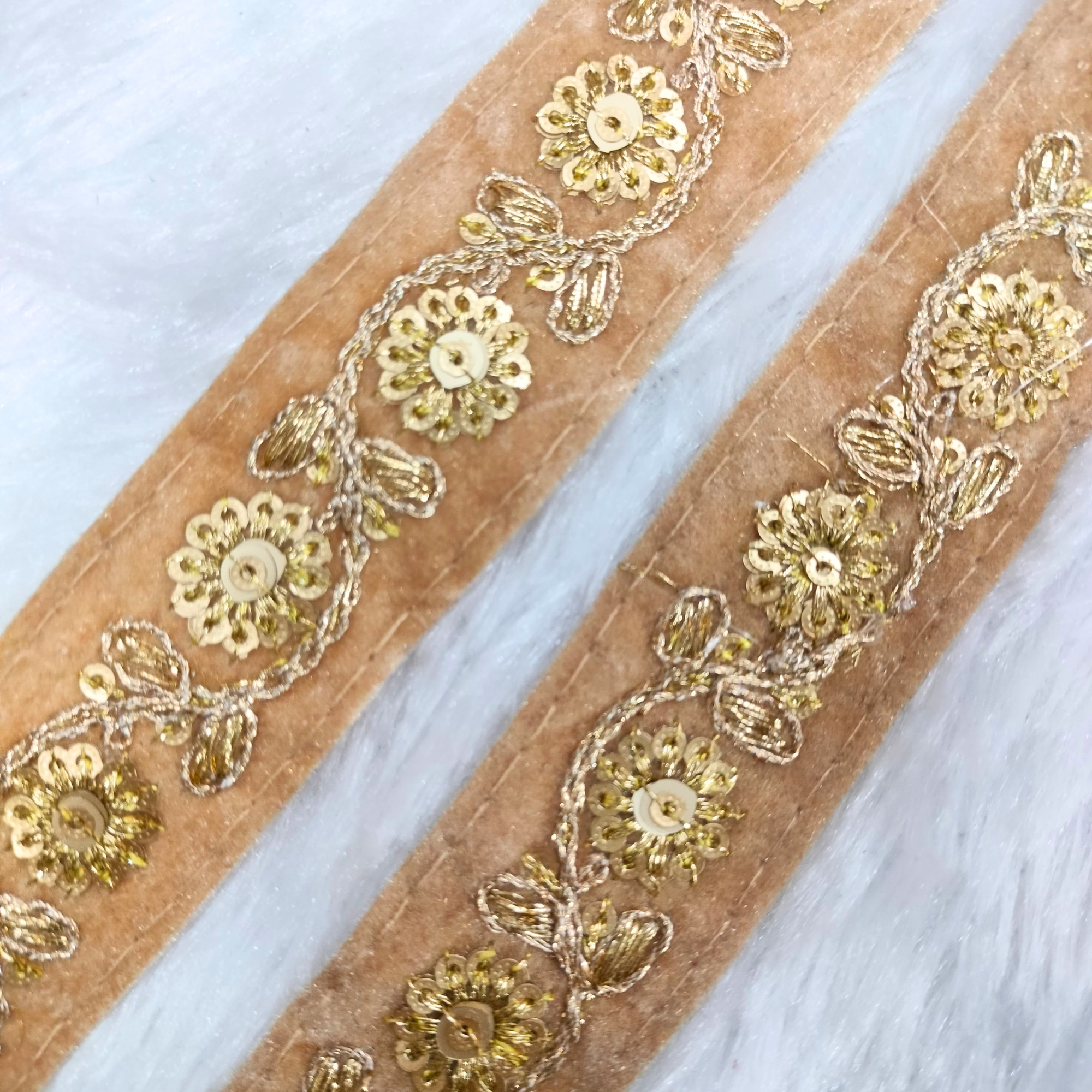Fancy Sequin Work Trim