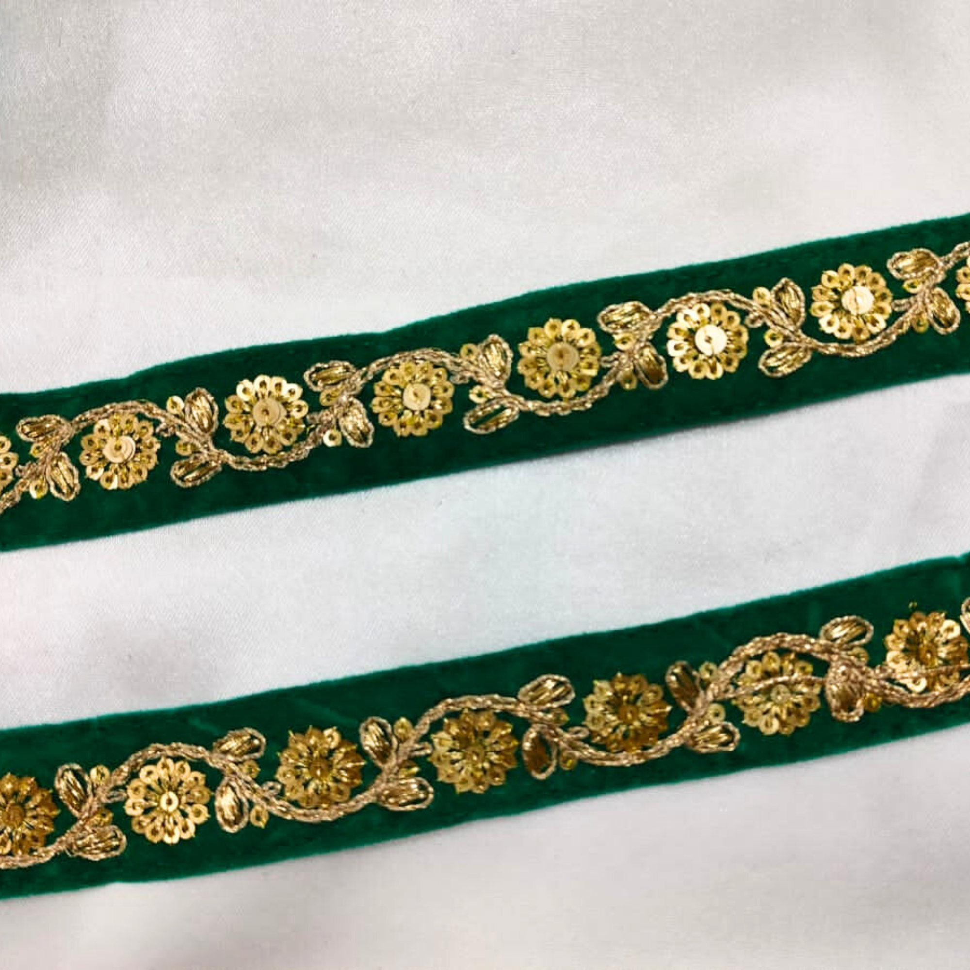 Fancy Sequin Work Trim