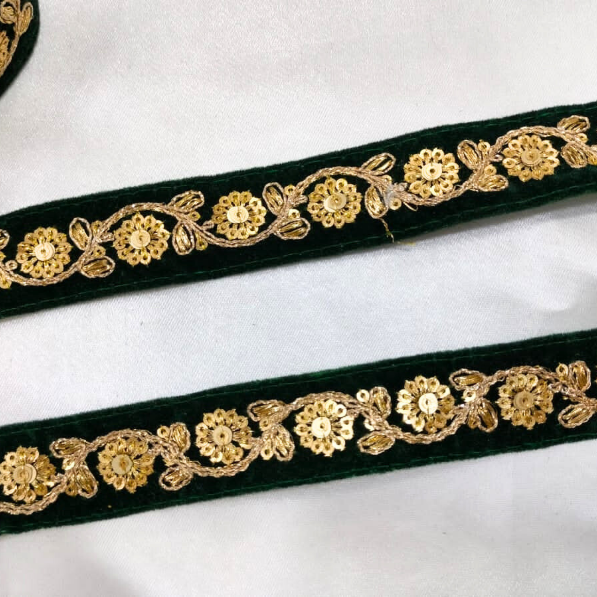 Fancy Sequin Work Trim