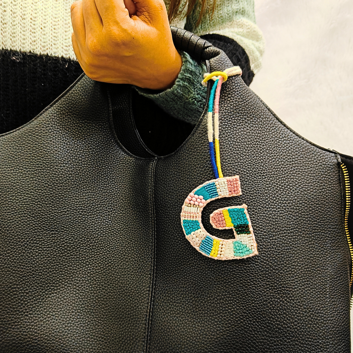 BohoBeadworks Alphabet 'G' Bag Charm