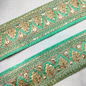 Turquoise Fancy Sequins Trim