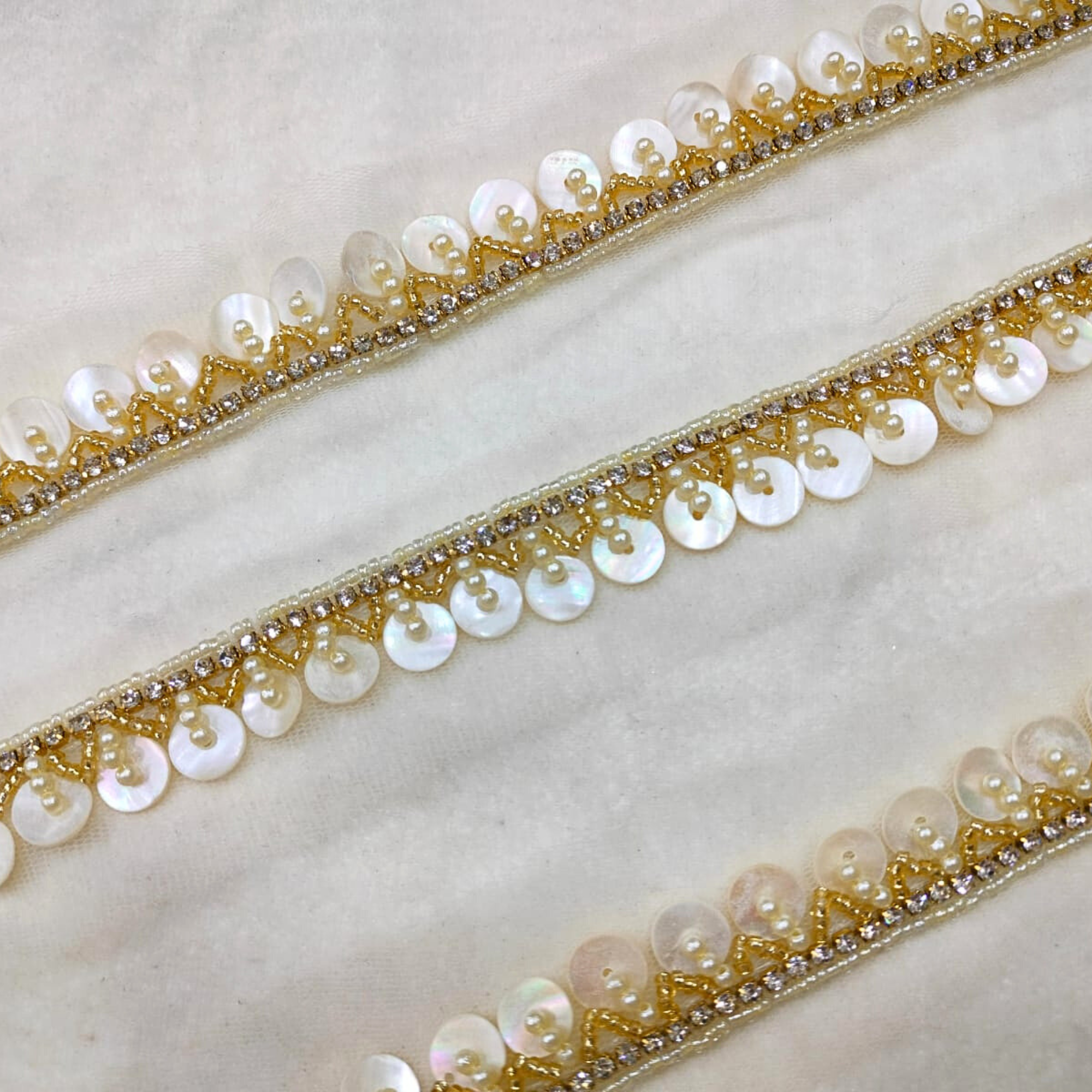 Embellished Handwork Lace
