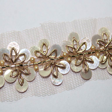Handcrafted Sequin Embellished Trim